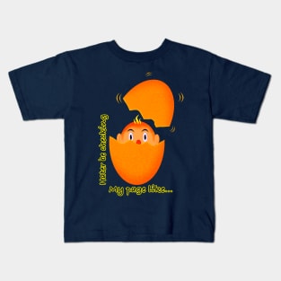 egg cartoon Kids T-Shirt